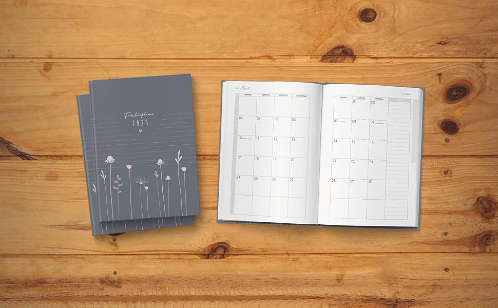 Familienplaner: Treuer Begleiter zum Organisieren des Familienalltags für bis zu 5 Personen in