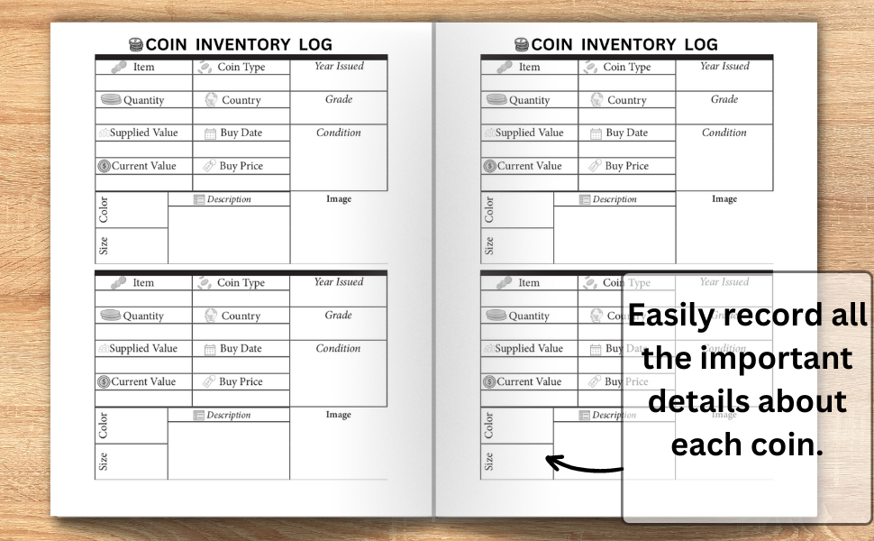 detailed-coin-inventory-log-book-catalogue-and-organize-coins-keep-track-key-specifics-about-your-coins-grade-year-value-and-more-galdez-tom-amazon-com-books for Free Printable Coin Inventory Sheets Detailed Coin Inventory Log Book: Catalogue and Organize Coins. Keep Track Key Specifics About Your Coins Grade, Year, Value and More: Galdez, Tom: Amazon.com: Books for Free Printable Coin Inventory Sheets
