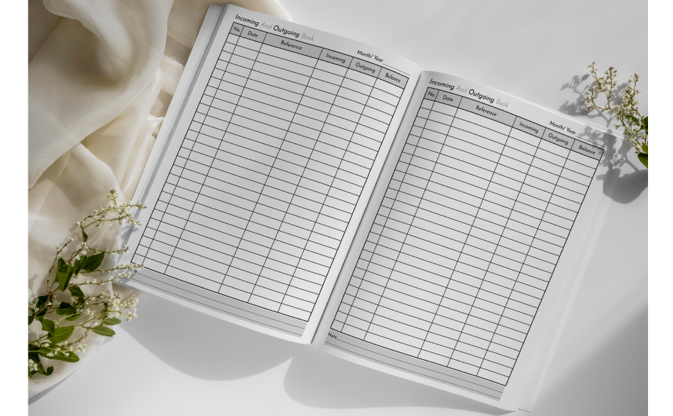 And Outgoing Book A5 Simple & Expenditure Ledger