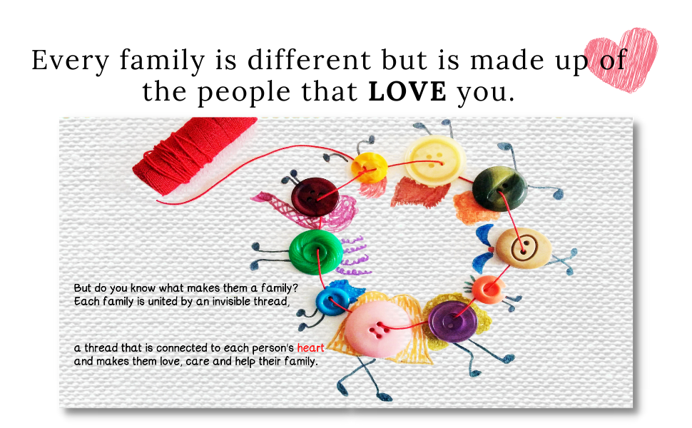 A handful of buttons Picture book about family diversity Parets