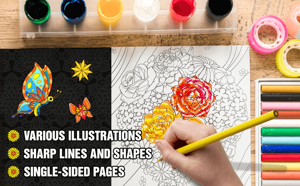 Calm and Easy Color Coloring Book A Collection of Relaxing and Stress