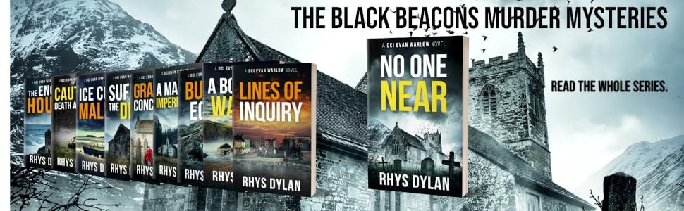 all DCI warlow covers on background image of church