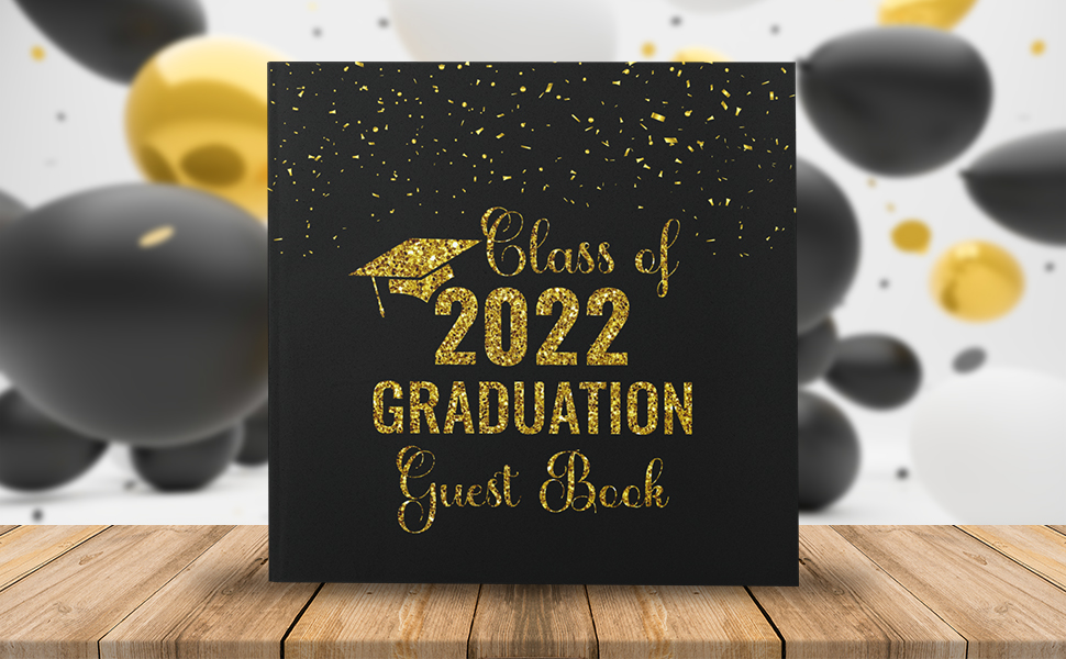 Class Of 2022 Graduation Guest Book Modern Graduation Sign