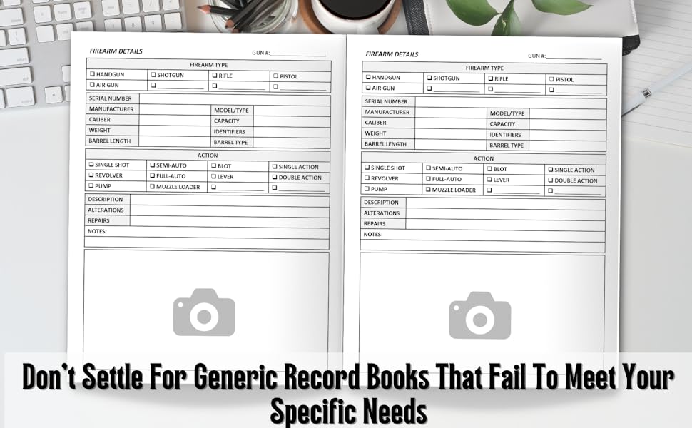 Personal Firearm Record Book A Comprehensive Log for