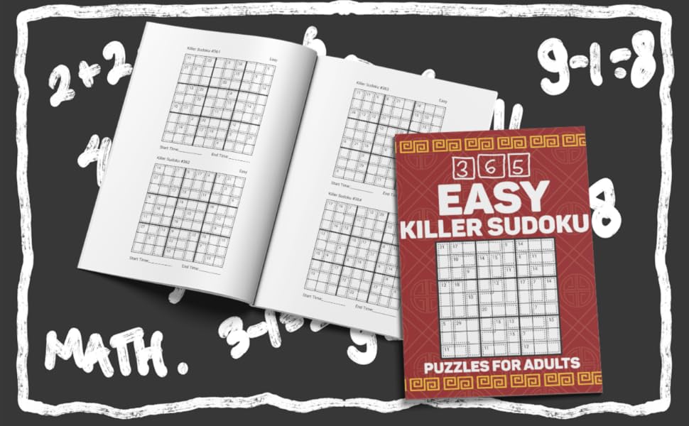 365 easy killer sudoku puzzles for adults fun and challenging sumdoku puzzle games to solve daily perfect for beginner sudoku players vol easy 1 tahlia suzanna 9798837043413 amazon com books