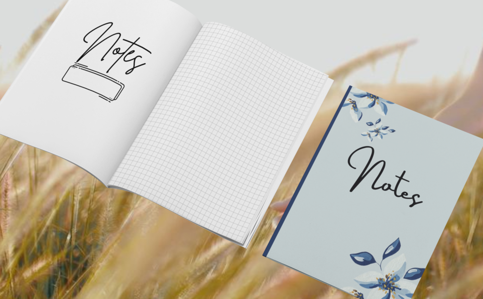 Quaderno a Quadretti 5mm Taccuino al Quaderno A5 formato, a quadretti