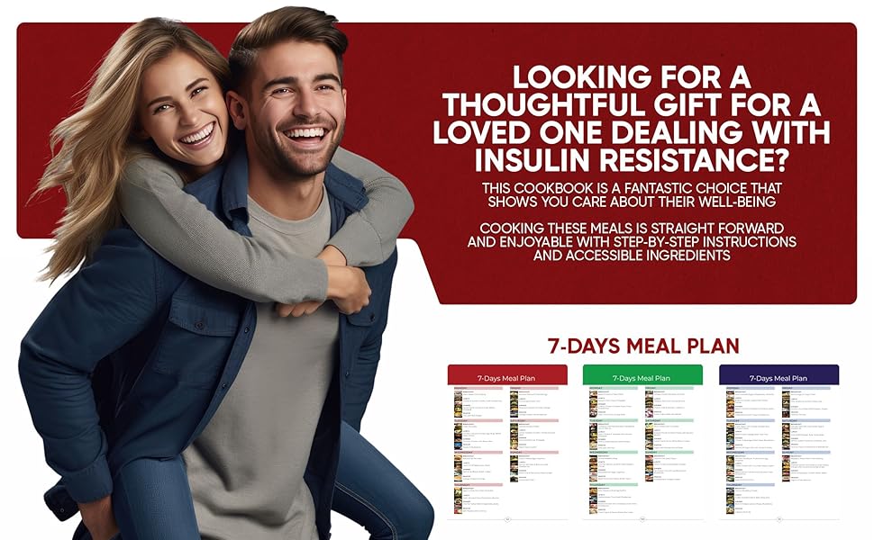 Happy couple with meal plan images