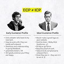 The difference between the early and ideal customer profile.