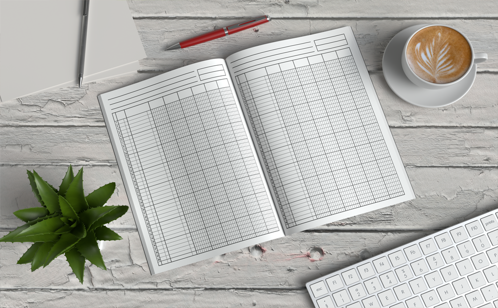 6 Column Ledger Book Six Column Accounting Ledger Book for Bookkeeping