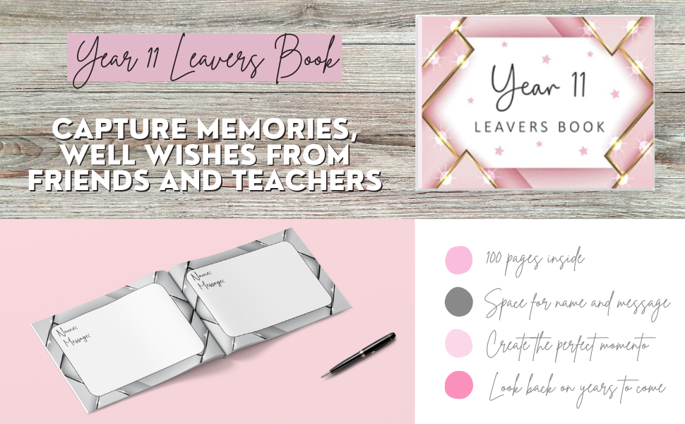 Year 11 Leavers Book For Autographs Signatures Messages From Friends