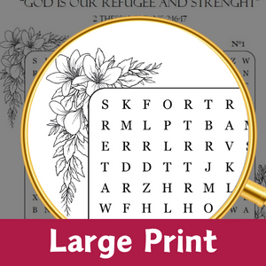 Bible word search large print