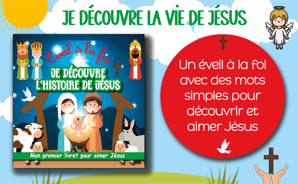 Livre personnalisé pour enfants Le petit Jésus