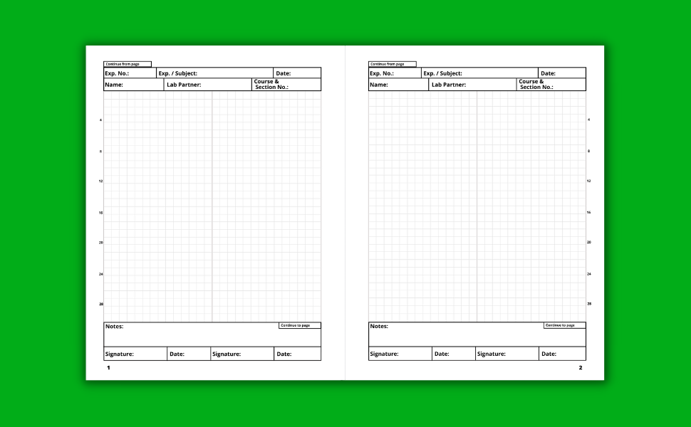 Student Lab Notebook: Laboratory Notebook For Colleges: Chemistry ...