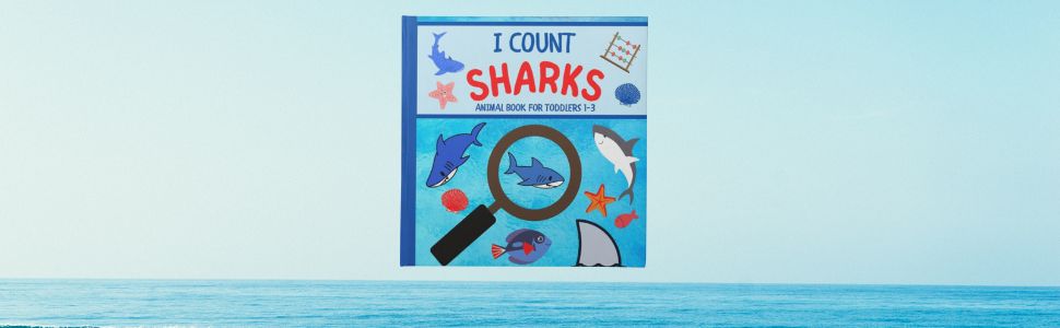 search and find book for kids 2-4 i count sharks look children ocean animal preschooler toddlers 1-3