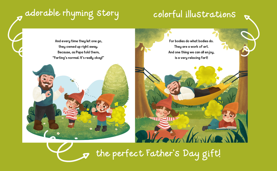 The Farting Papa Gnome Father's Day Farting Book For Kids Funny