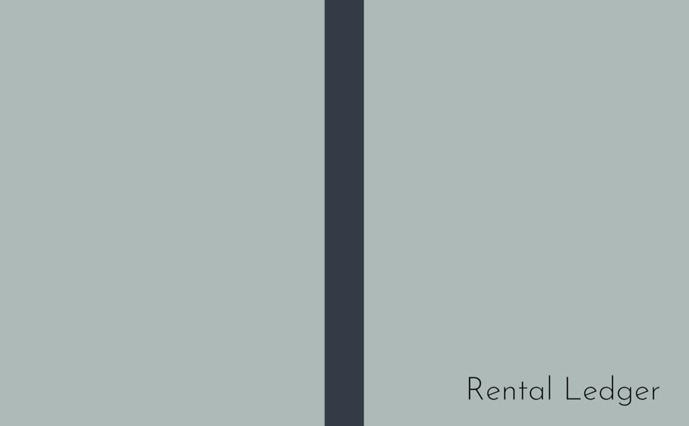 Rental Ledger Log Book Monthly Rental Property Bookkeeping