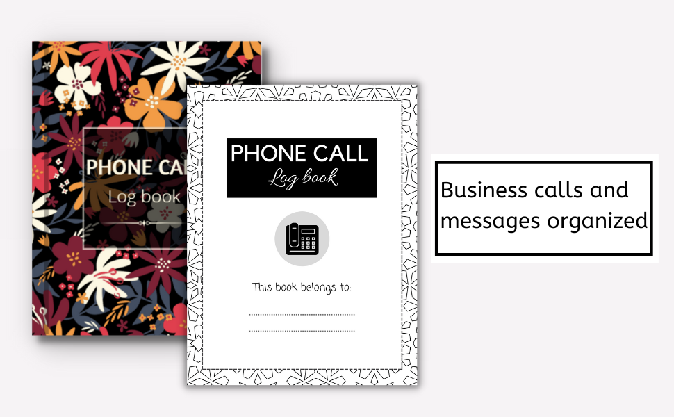 Phone Call Log Book Telephone Message Book With Over 500 Call Log