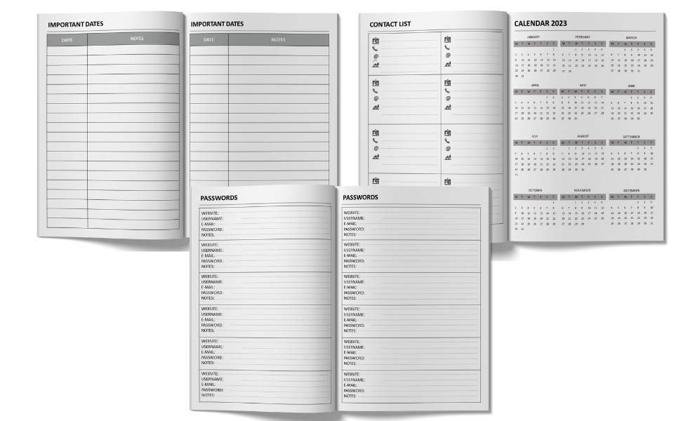 20232024 Monthly Planner 24 Months Schedule Organizer