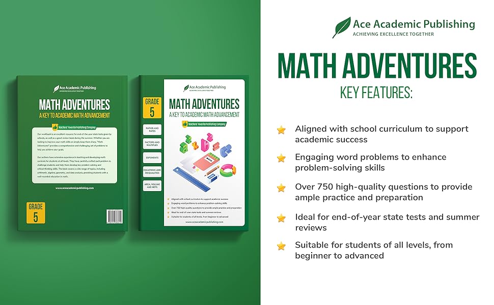 Math Adventures Grade 5 A Key to Academic Math