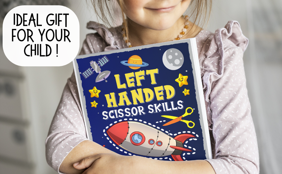 Left Handed Scissor Skills Activity Book for Kids A Fun Cutting