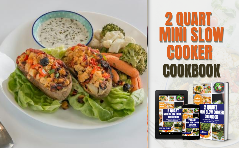 2 Quart Mini Slow Cooker Cookbook Easy Crock Pot Recipes With Small