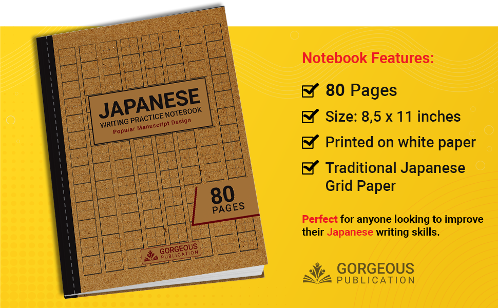 Japanese Writing Practice Notebook Popular manuscript