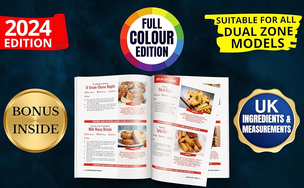 SUPER EASY DUAL ZONE AIR FRYER COOKBOOK Lots of healthy and delightful