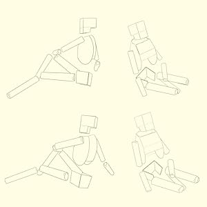 アートブックセット - 描き方・ポーズ集 動きのあるポーズの描き方-女性キャラクター編-｜定期購読