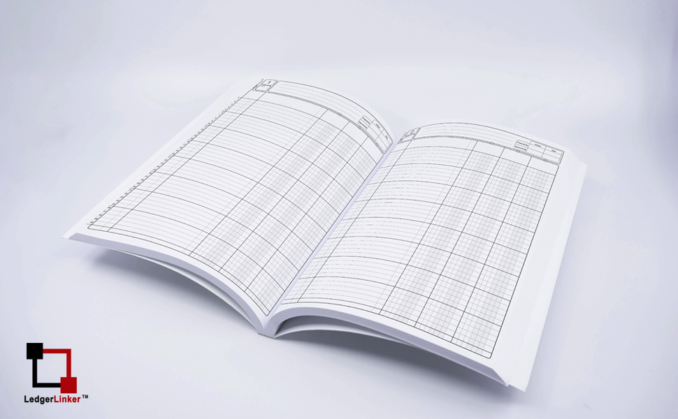 3 column ledger book, 3 column ledger ,business ledger, bookkeeping record book