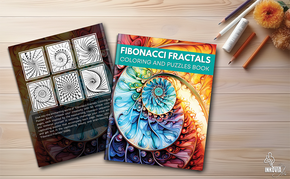 Amazon.com: Fibonacci Fractals : Coloring and Puzzles Book ...