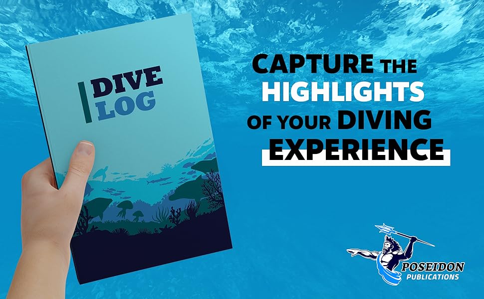 Dive Log Compact & UserFriendly Scuba Diving Log Book for 122 Dives