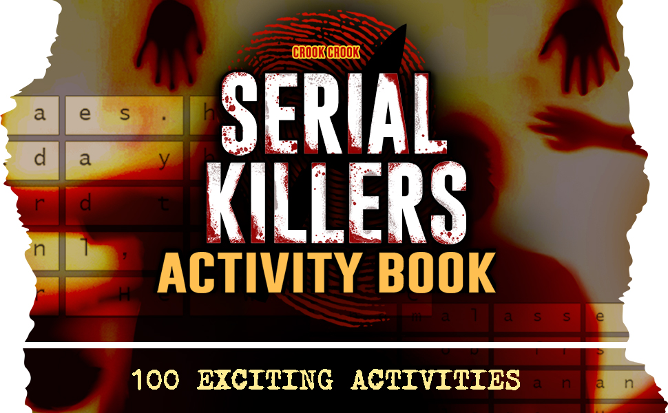 Serial Killers Activity Book Extremely Challenging Puzzles such as