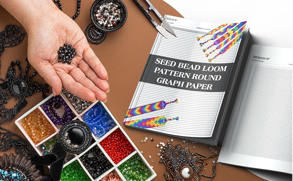 Seed Bead Loom Pattern Round Graph Paper Beading Graph Paper For