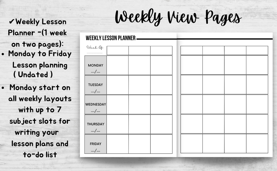 Teacher Lesson Planner 20222023 Large Lesson Plan and Record Book for Teachers Monthly and