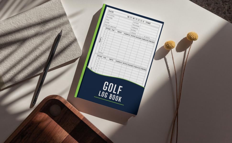 Golf Log Book Scorecard Tracking and Golfing Diary for Golfers Amazon.co.uk Ricoons, Zeeria