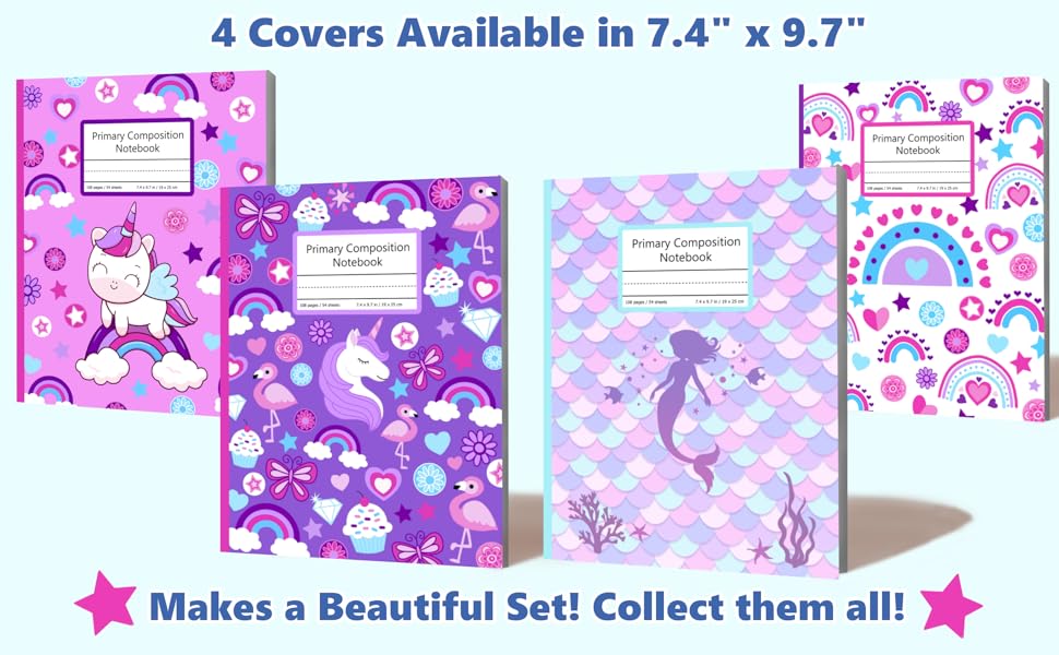 Primary Composition Notebook Draw and Write Journal for Grades K2