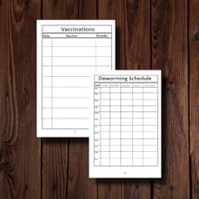 Vaccinations & Deworming Schedule