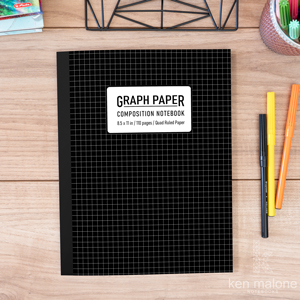 Graph Paper Composition Notebook: Grid Paper Notebook, Grid Paper for Math and Science Students, 