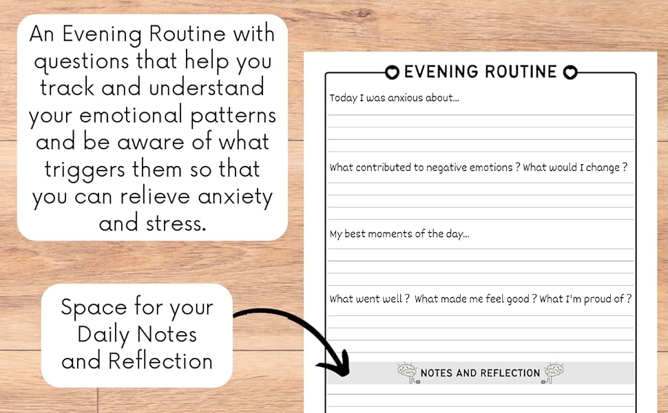 sleep and feeling tracker Notebook