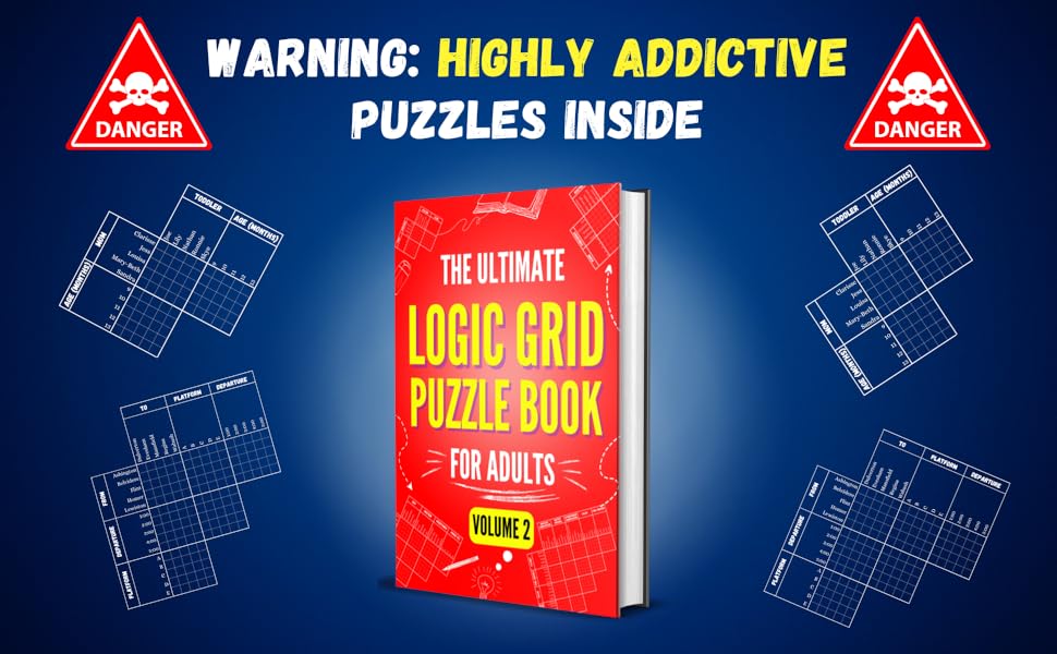 The Ultimate Logic Grid Puzzle Book for Adults, Volume 2 Another 100