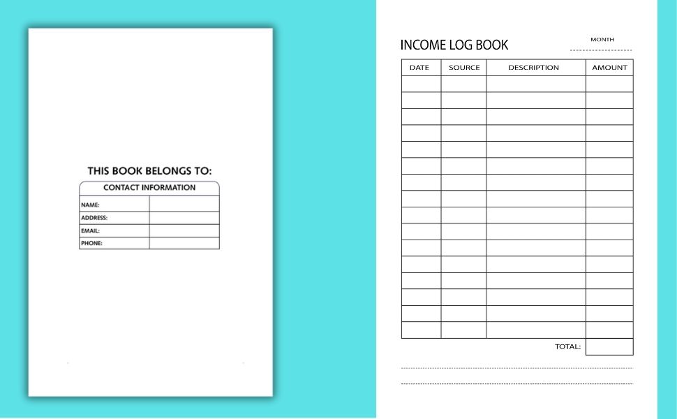Income Log Book