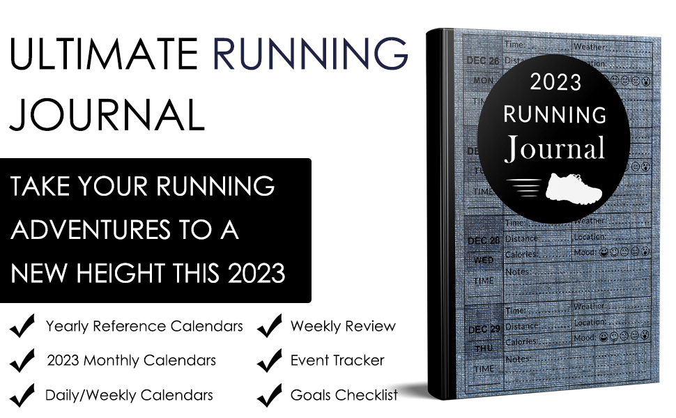 2023 Running Journal Daily Running Dairy Log Book To Track Your Runs