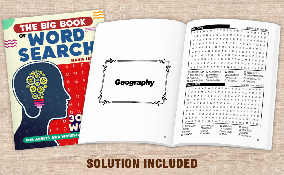 Amazon.com: The Big Book Of Word Search: 3000+ Words For