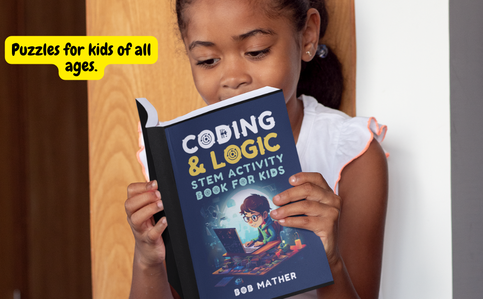 Coding & Logic STEM Activity Book for Kids: Learn to Code with Logic ...