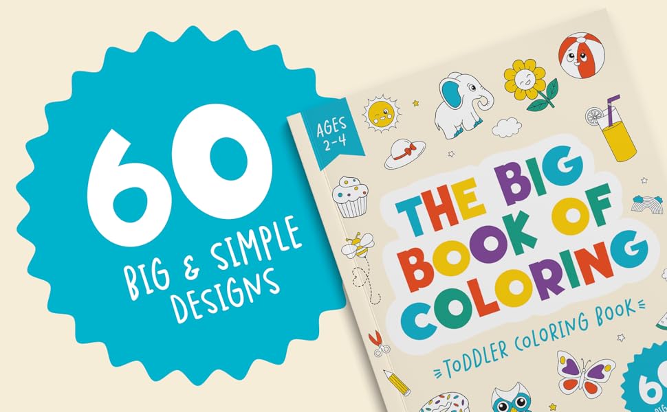 The Big Book of Coloring Toddler Coloring Book (8.5 x 11 Coloring