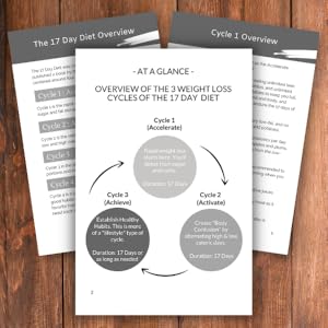 Overview of the 17 Day Diet by each cycle