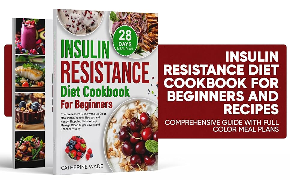 Insulin Resistance Diet Cookbook Front and Back Covers