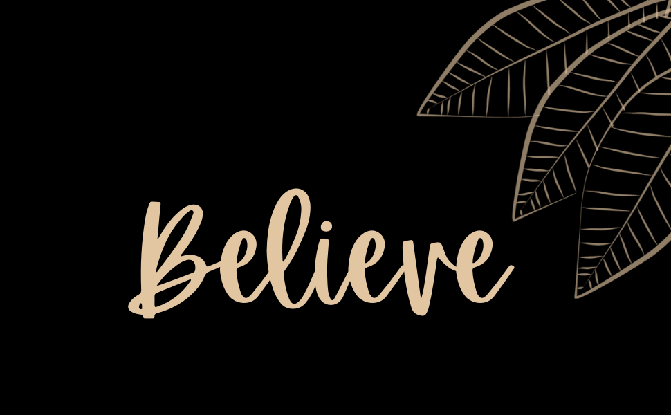 Believe, empowering poetry book