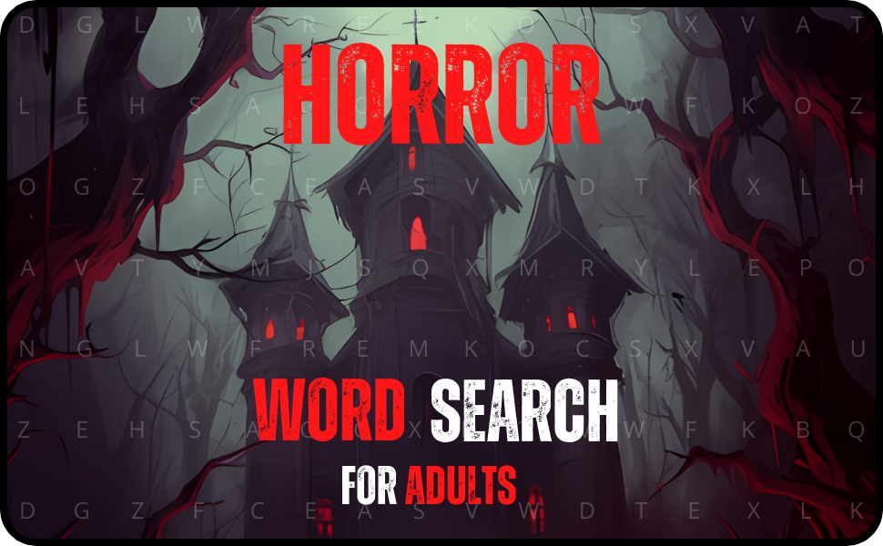 Horror word search, Halloween