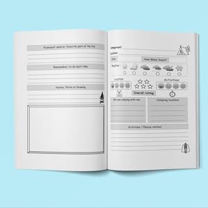 Camping Journal For Kids – Adventure Travel Log Book: Fun Road Trip Campground Notebook, Camper RV Trips Diary, Family Vacation Memories for Children, ... Premium Cover (Kids & Toddlers Fun and Learn) 5 Camping Journal LogBook for Kids